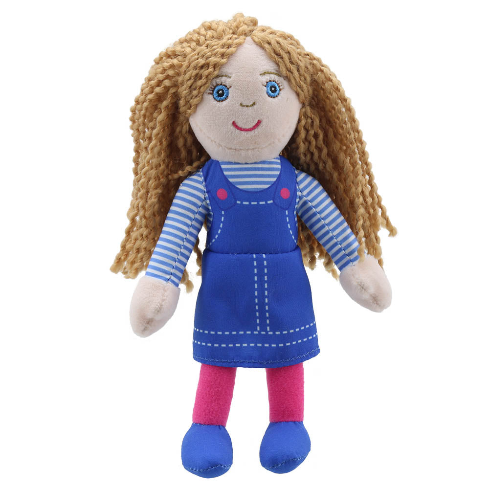 Little girl finger puppet