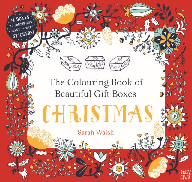 The Colouring Book of Beautiful Gift Boxes: Christmas