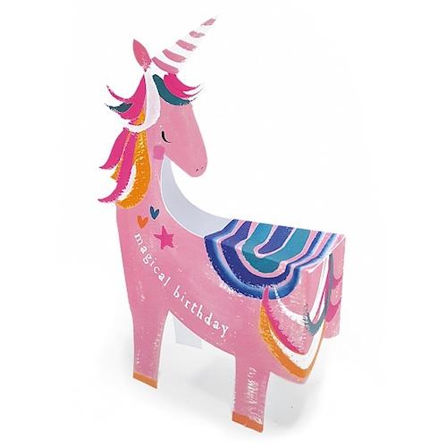 Unicorn 3D Card