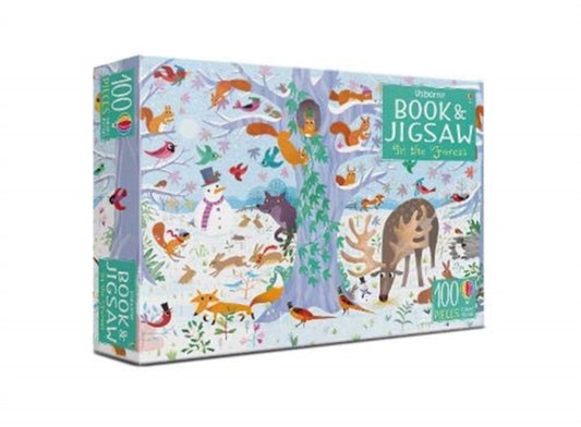 Book & Jigsaw In The Forest