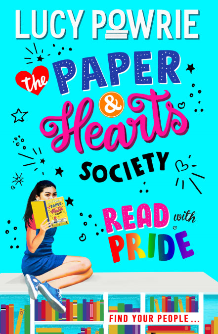 The Paper & Hearts Society: Read with Pride (signed bookplate and postcard)